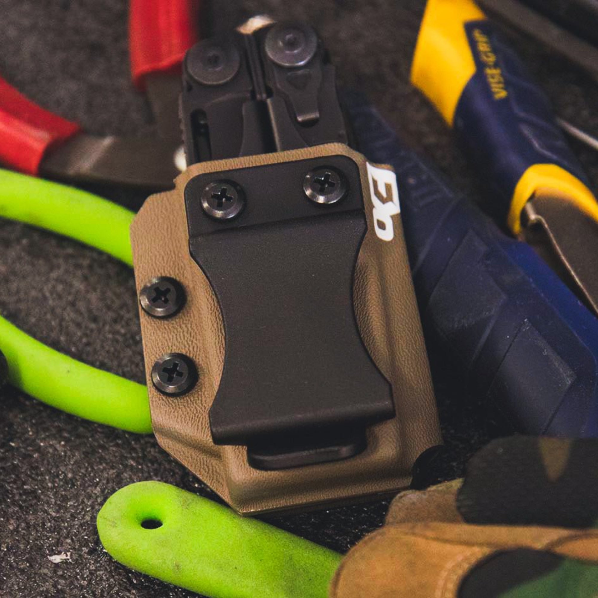 Fodero Kydex Clip & Carry Per Leatherman Surge – Made In USA, Fondina Da Cintura Con Inclinazione 20° (Multitool Non Incluso)