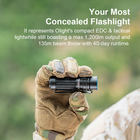 Olight Warrior Nano 1200 Lumens Tactical EDC Flashlight