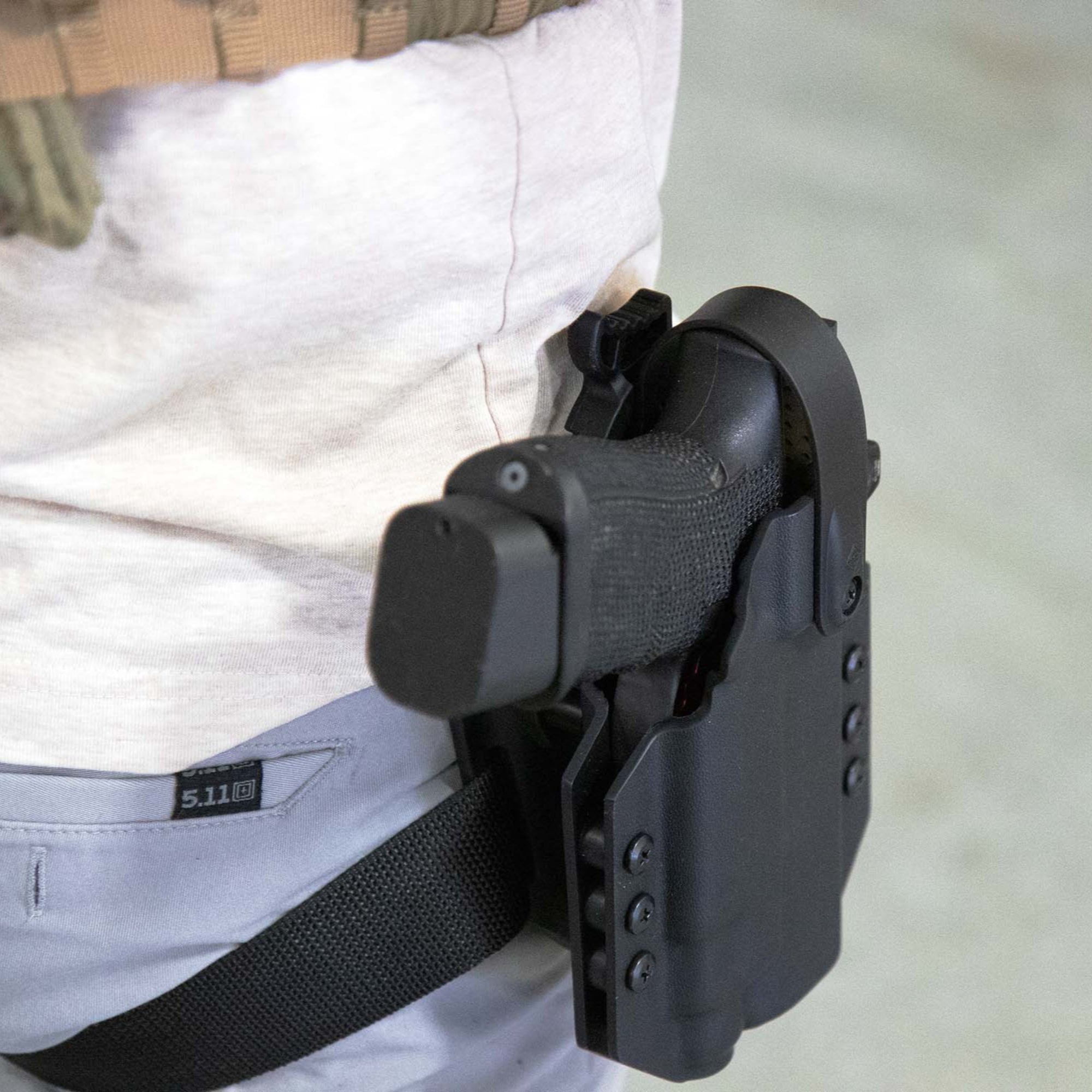 OWB Lightbearing Duty holster with Level 2 Retention - FDO Industries